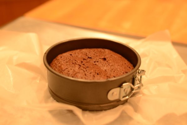 Personal Flourless Cake in Pan/Robin Scott